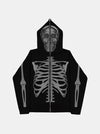 Fullzip Skeleton Hoodie